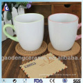 Top popular wholesale white tea cups / coffee mug